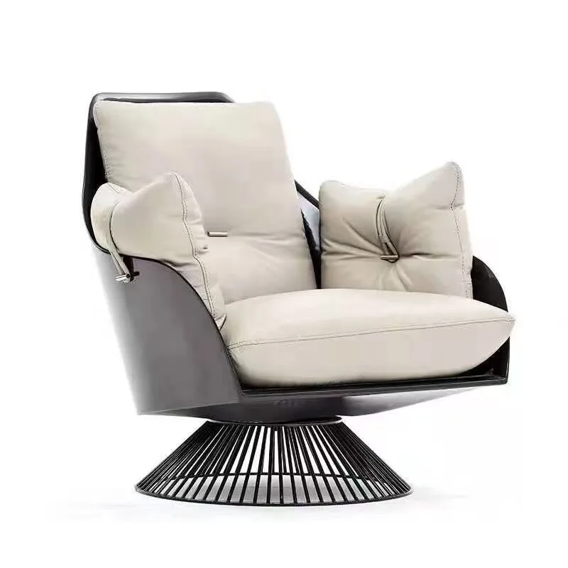 JP Single Modern Luxury Leather Outdoor Sofa photo 2