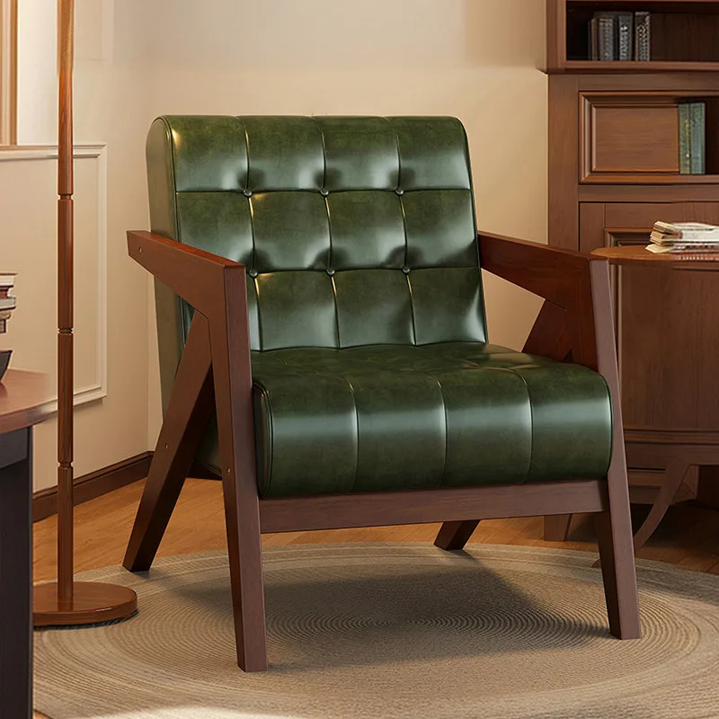 JP Single-person Lounge Chair, Solid Wood Single-person