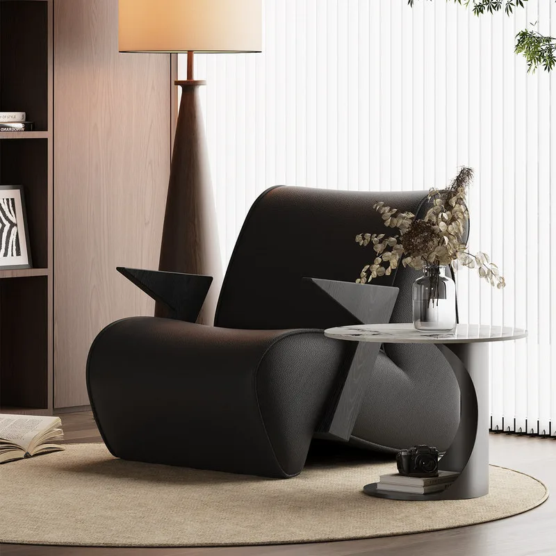 JP Solid Wood Decorative Chair, Leisure Armchair,
