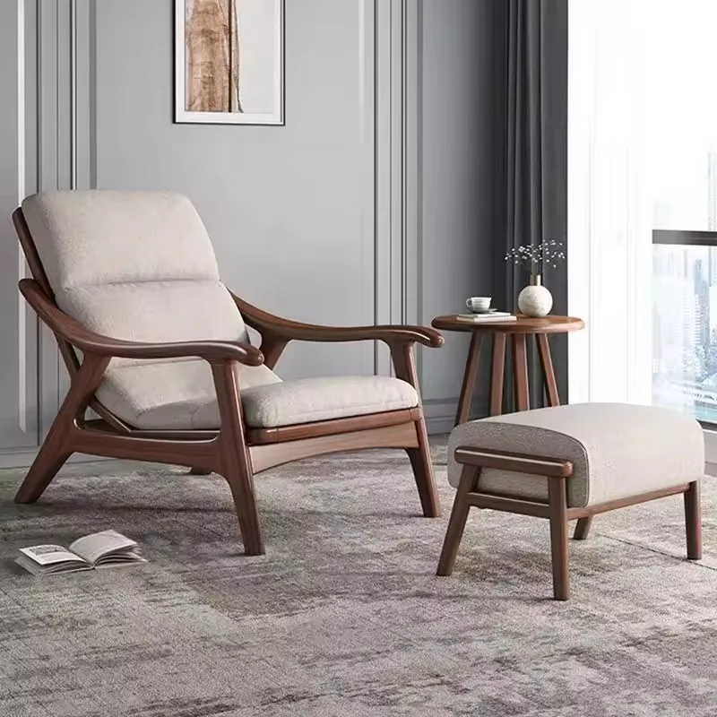 JP Solid Wood Rocking Chair, Balcony Leisure photo 2