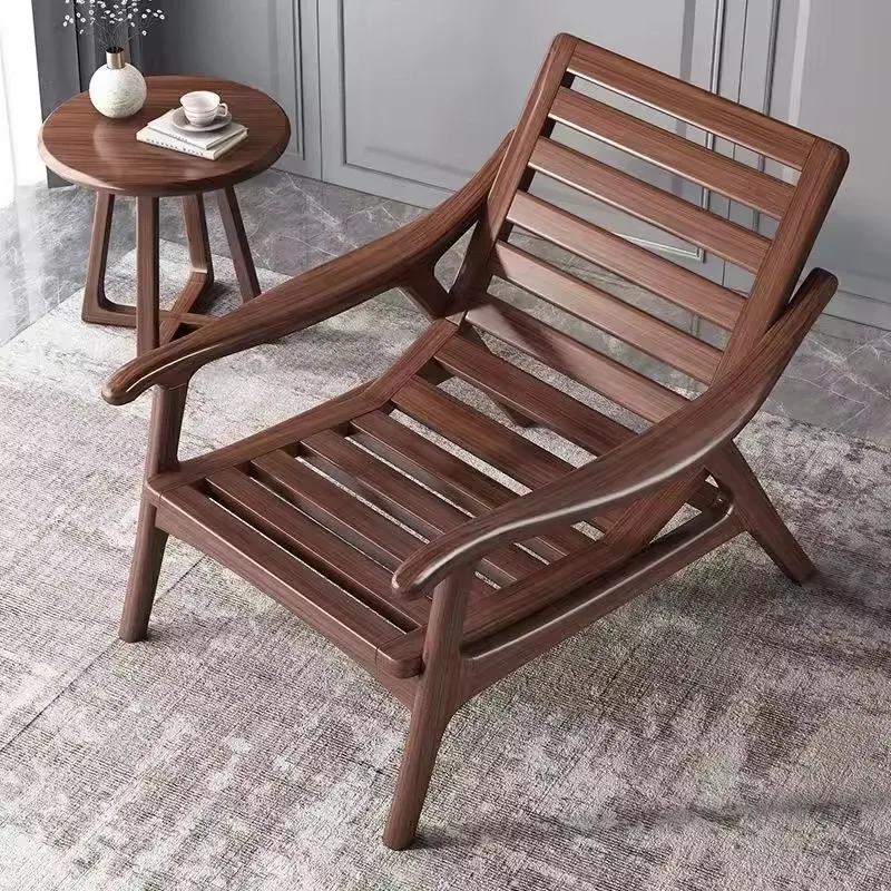 JP Solid Wood Rocking Chair, Balcony Leisure photo 3