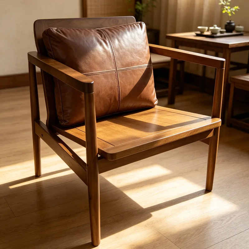 JP Solid Wood Sofa Chair Top Layer photo 3