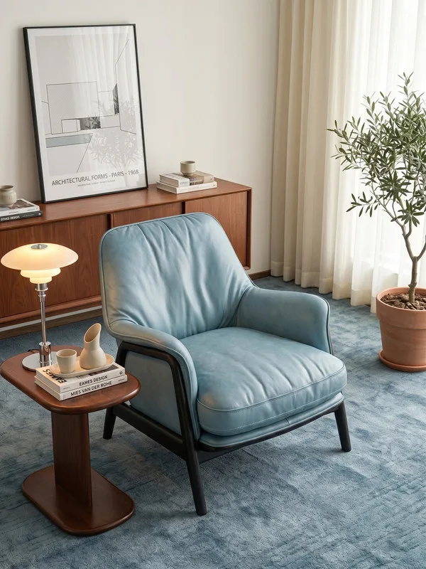 JP Song-style Aesthetic Leisure Sofa Chair, Designer photo 2