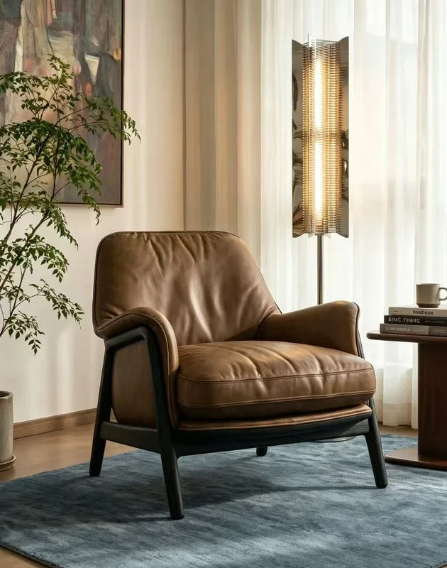 JP Song-style Aesthetic Leisure Sofa Chair, Designer