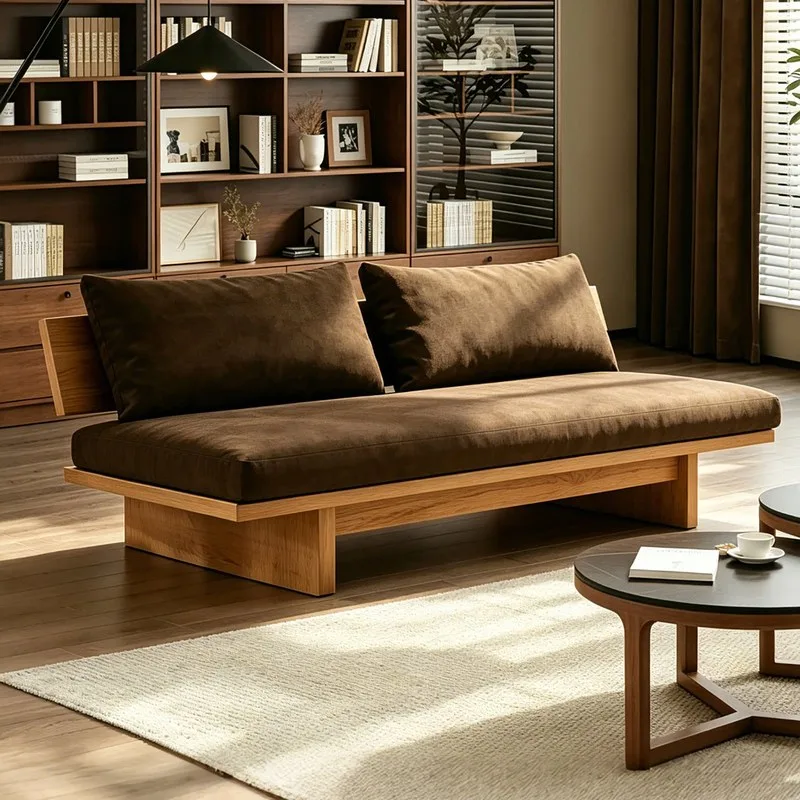 JP Wind Zhiji Solid Wood Sofa Lounge