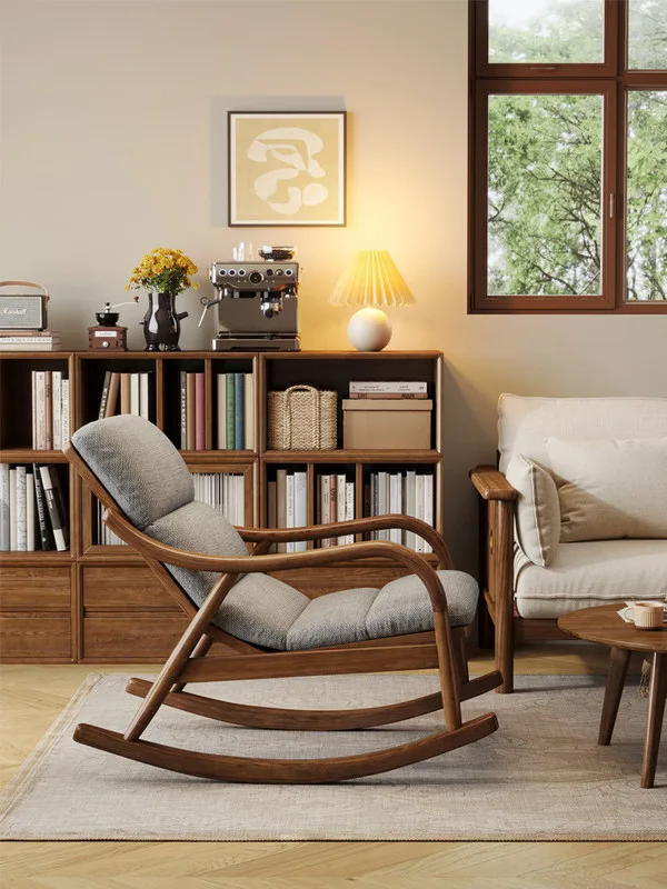 JP Wooden Sofa Rocking Solid Wood Log photo 2