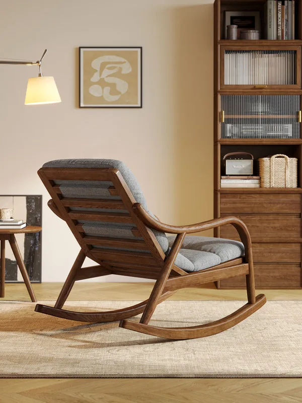 JP Wooden Sofa Rocking Solid Wood Log