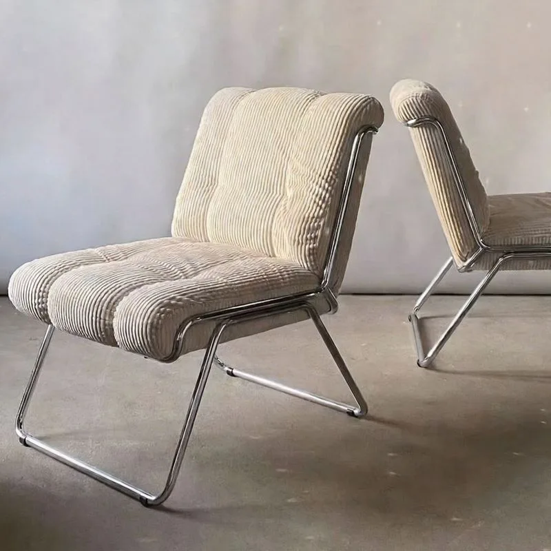 JP Woolen Cord Single-person Sofa, Minimalist Armless photo 2