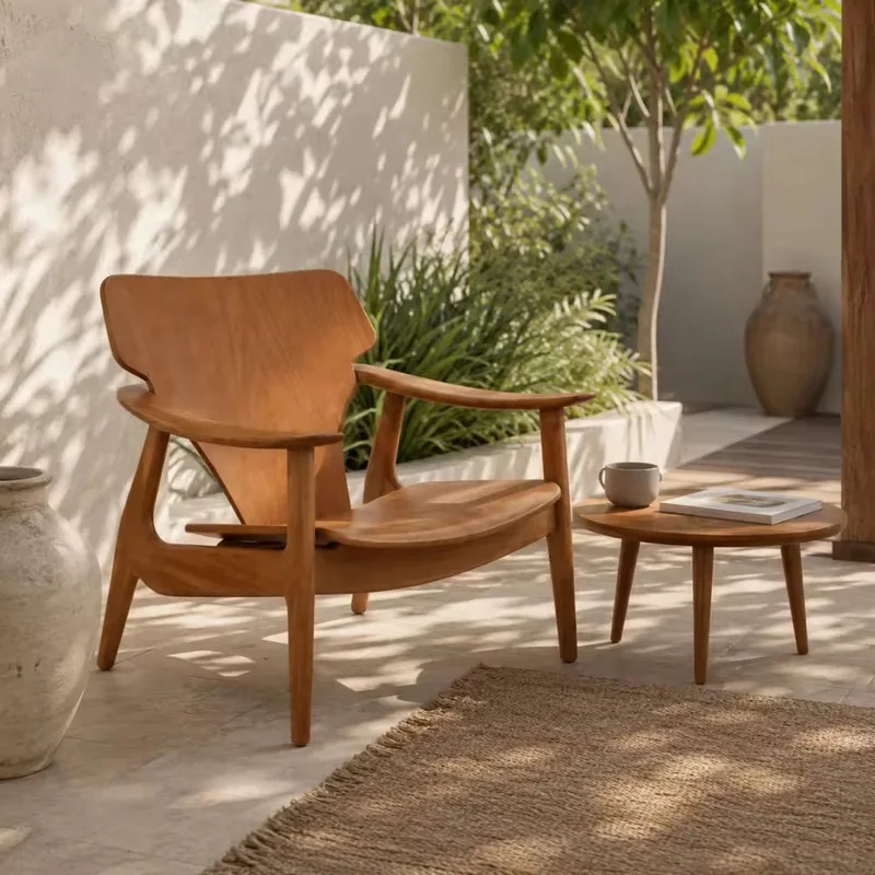 JP Zen Style Designer Single Solid Wood