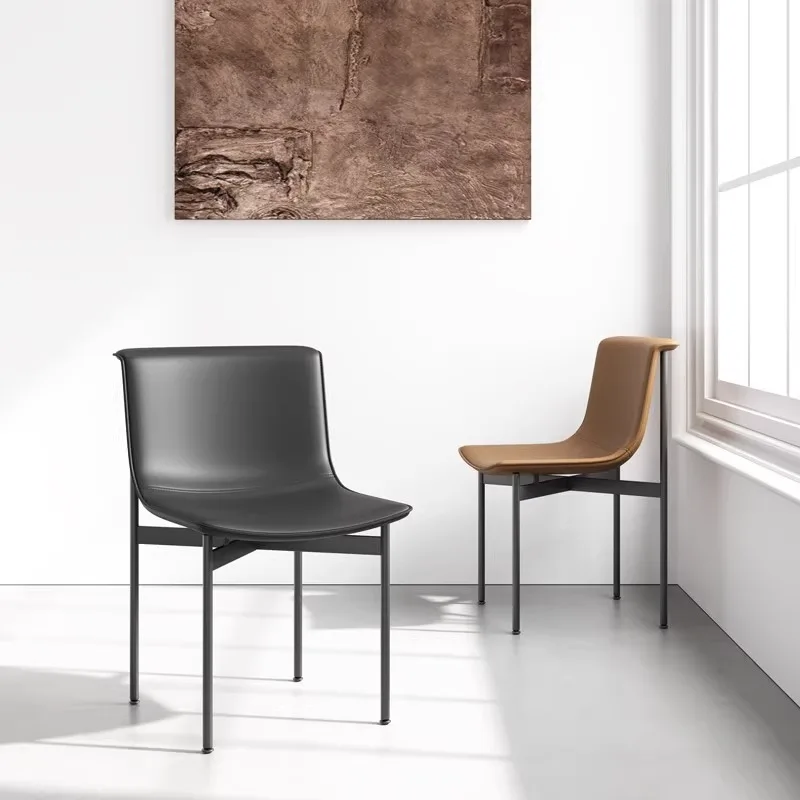 JP Italian Light Luxury Dining Chair Home Designer Simple photo 2