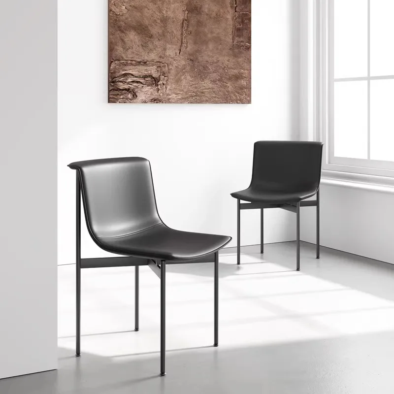 JP Italian Light Luxury Dining Chair Home Designer Simple photo 3