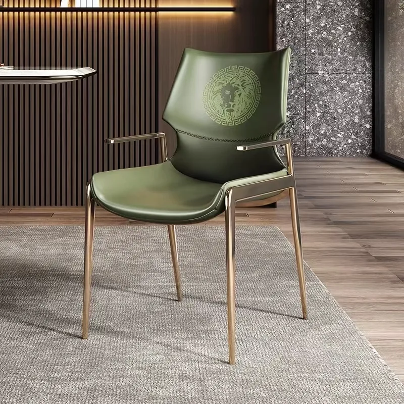 JP Italian Luxury Dining Chair Saddle Leather