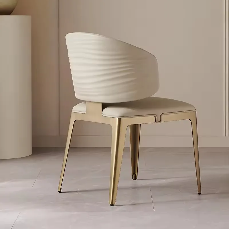 JP Italian Luxury Gold Stainless Steel Legs Leather