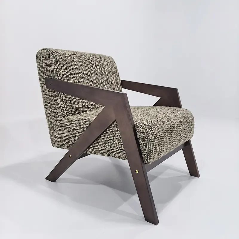 JP Solid Wood Lounge Coffee Chair High
