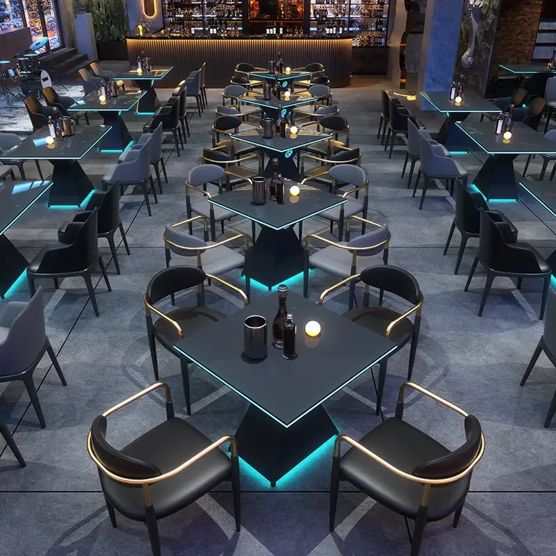 JP Led Bar Coffee Table and Chair