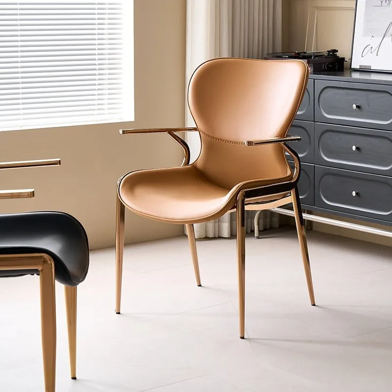 JP Modern Design Saddle Leather Cafe Dining