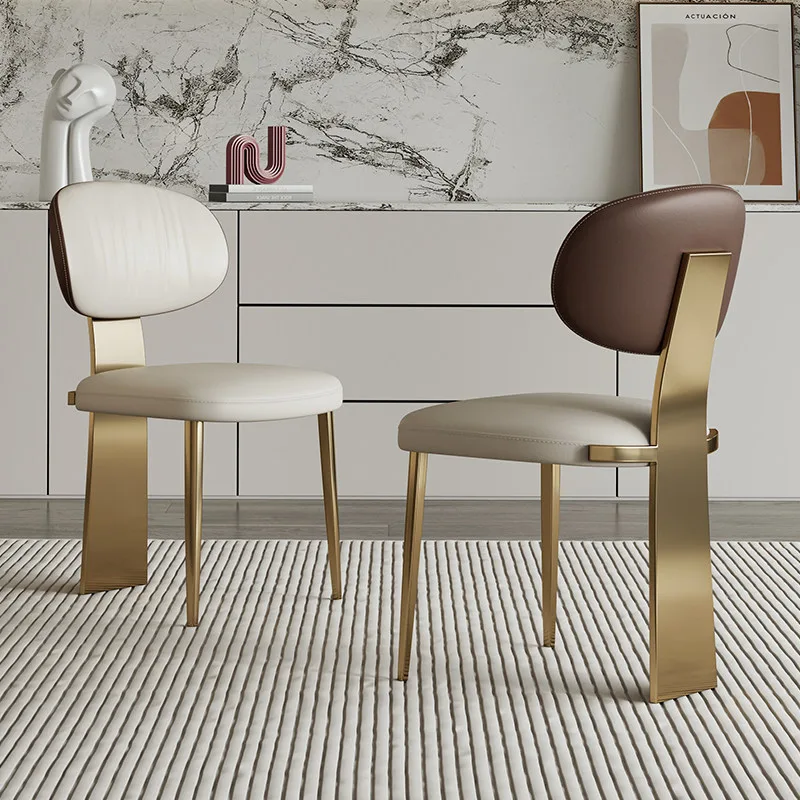JP Modern Luxury Stainless Steel Dining Chair photo 3