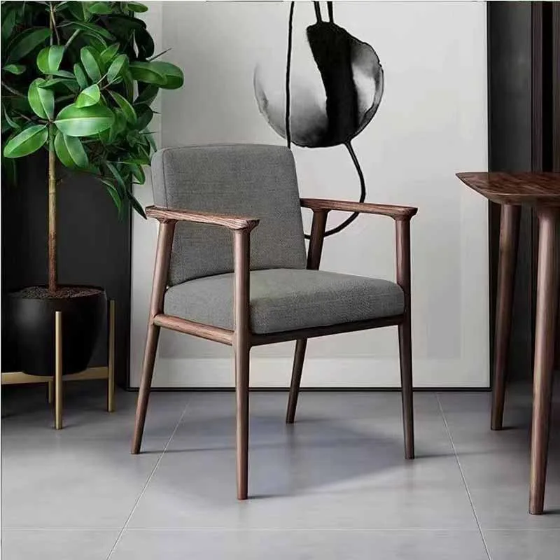 JP New Chinese Solid Wood Frame Leisure photo 2