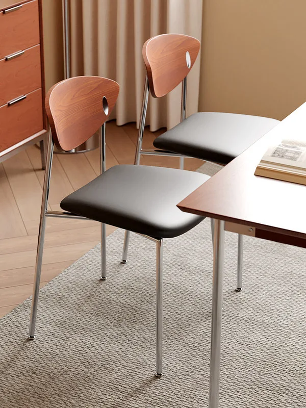 JP Vintage Industrial Designer Dining Chair Solid photo 2