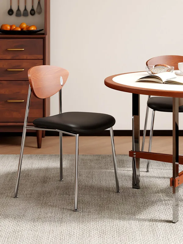 JP Vintage Industrial Designer Dining Chair Solid