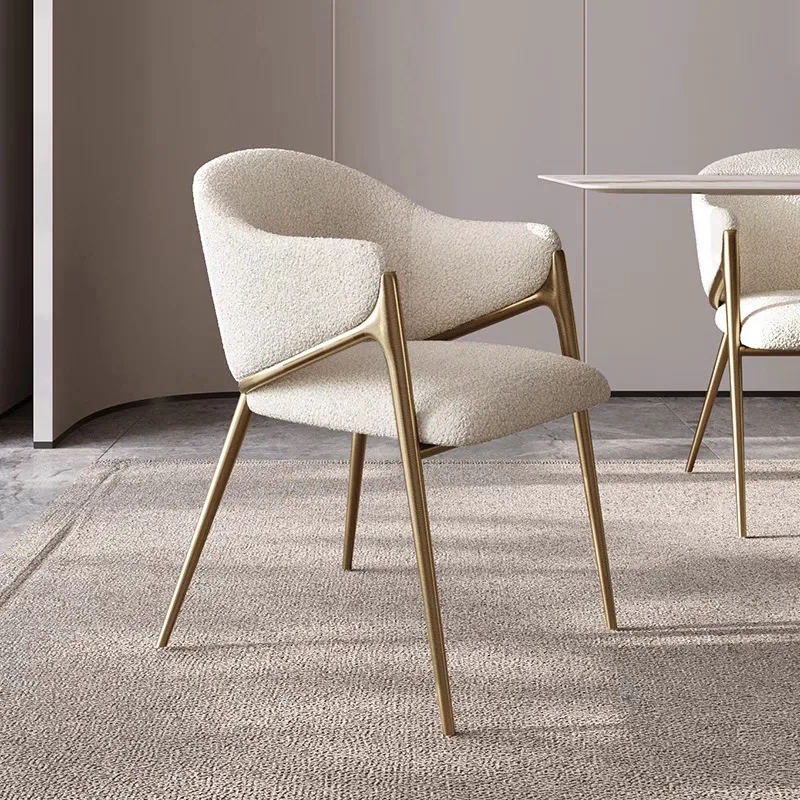 JP Wholesale Luxury Modern Velvet Dining Chair photo 2