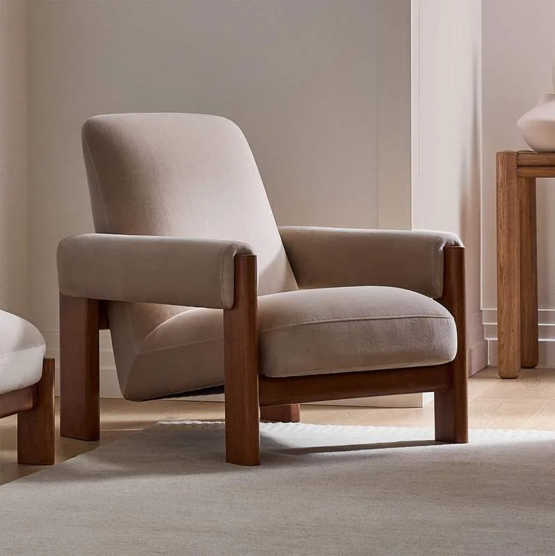 JP Accent Single Seat Sofa Chair Wood