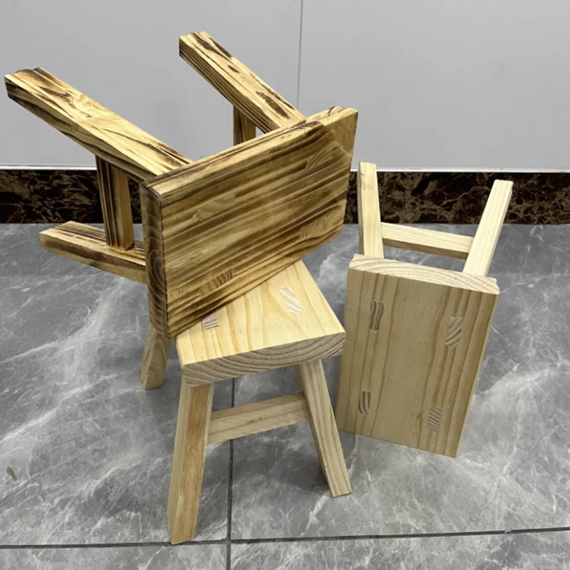 JP Stone Creek Solid Wood Child Stools photo 3