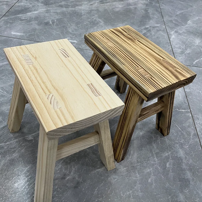 JP Stone Creek Solid Wood Child Stools