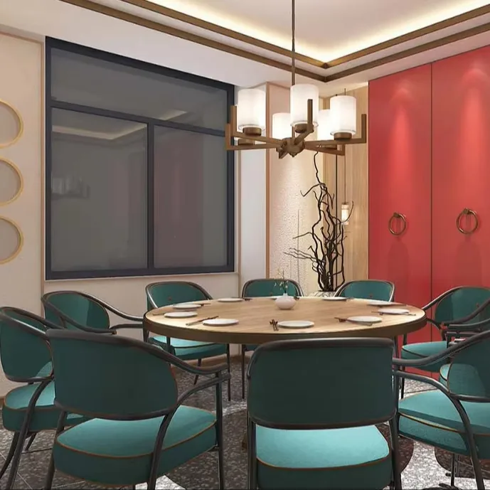 JP Factory Modern Restaurant Booth Seating Wood photo 2