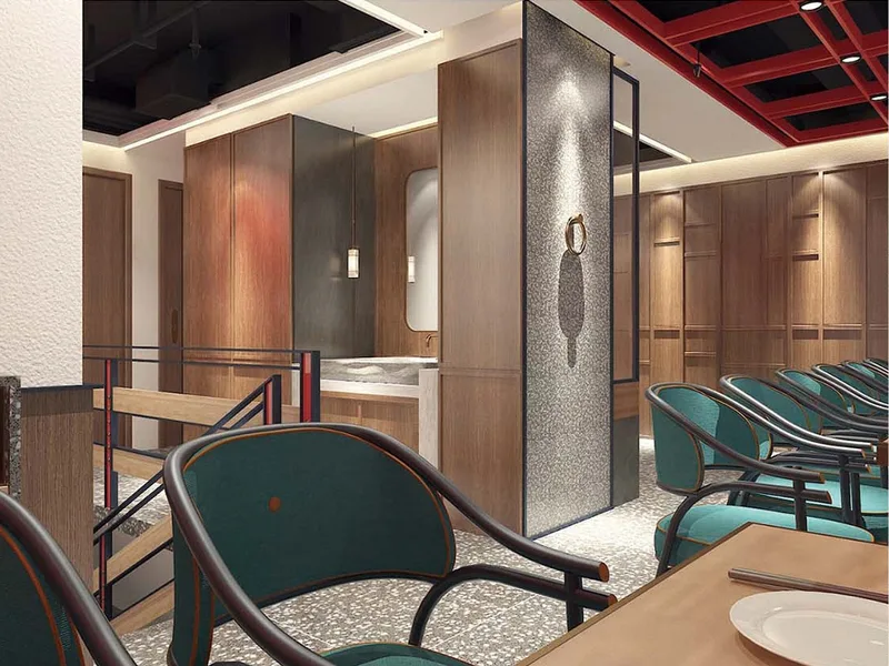 JP Factory Modern Restaurant Booth Seating Wood photo 3