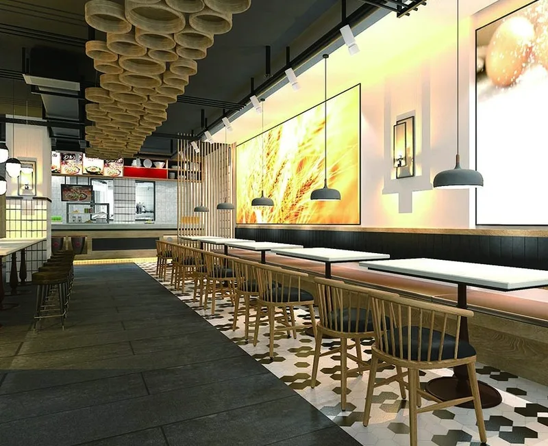 JP Factory Modern Solid Wood Style Cafe photo 2