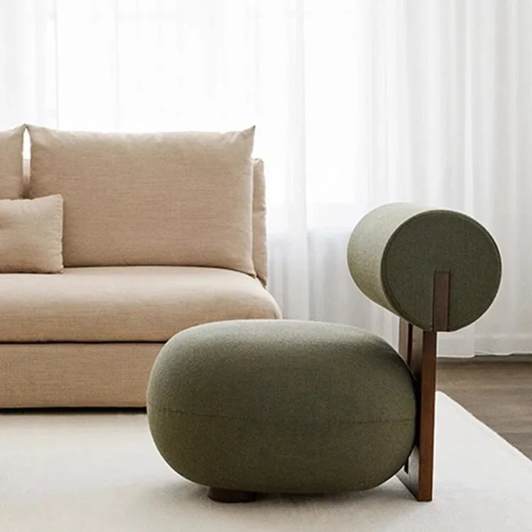 Nordic Solid Wood Sofa Chair Modern Minimalist photo 3