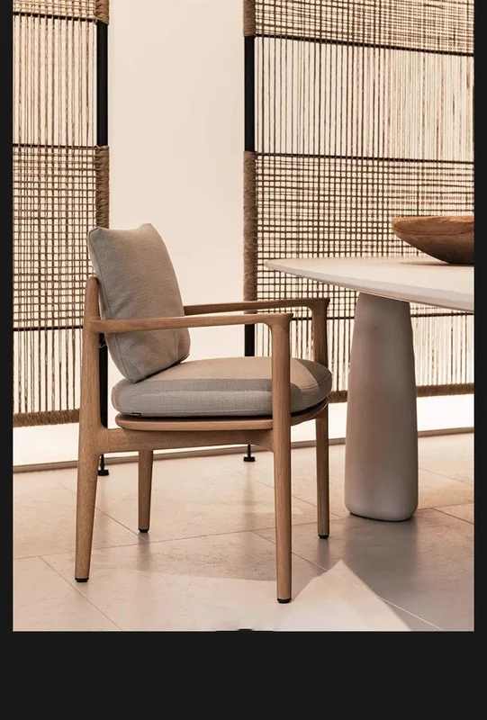 JP Contemporary Style Ergonomic Solid Wood Dining photo 2