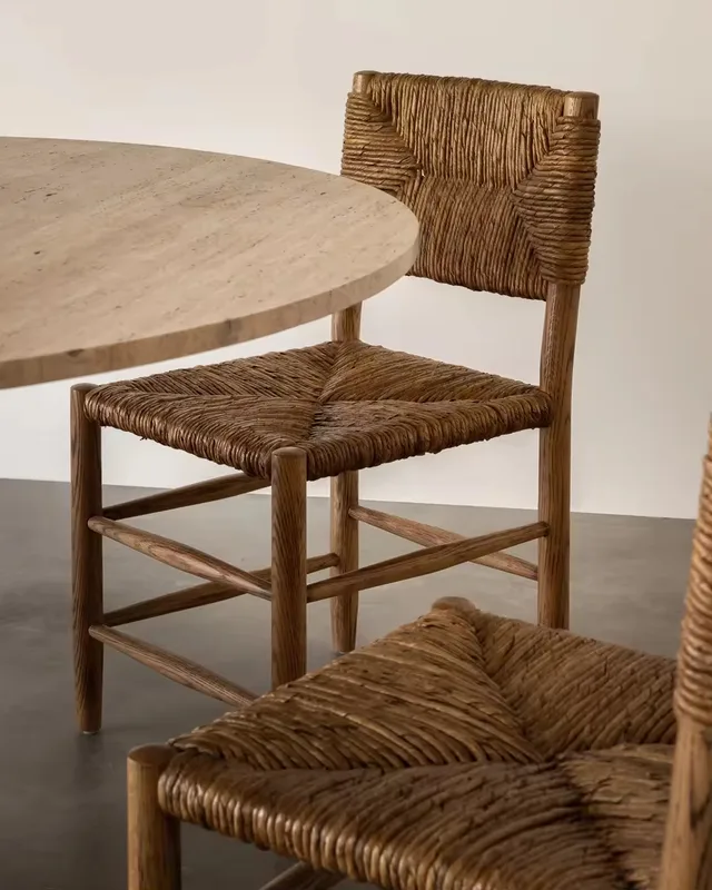 JP Factory Natural Grass Rattan Dining Chair photo 2