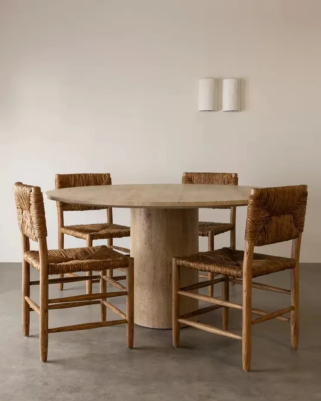 JP Factory Natural Grass Rattan Dining Chair photo 3