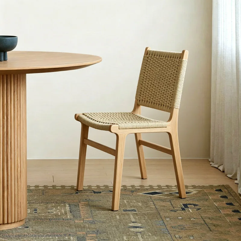 JP Guangdong Elegant Dining Chairs Wicker Wood