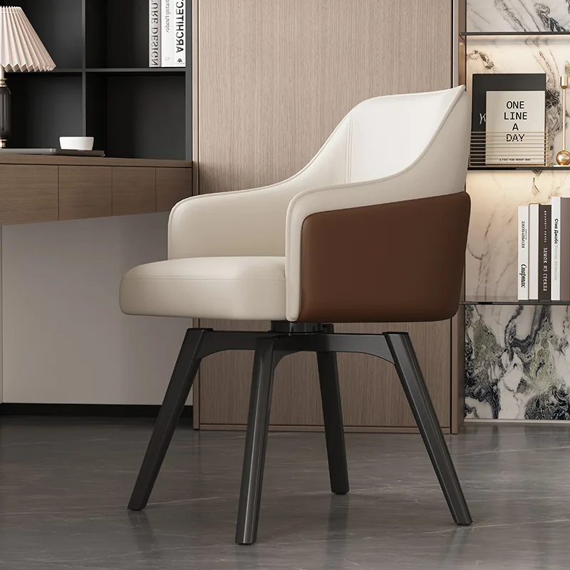 JP High-Class Two Tone Leather Accent Chair