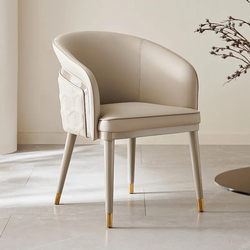 JP Italian Minimalist Luxury High-end Soft-back Chair, photo 3