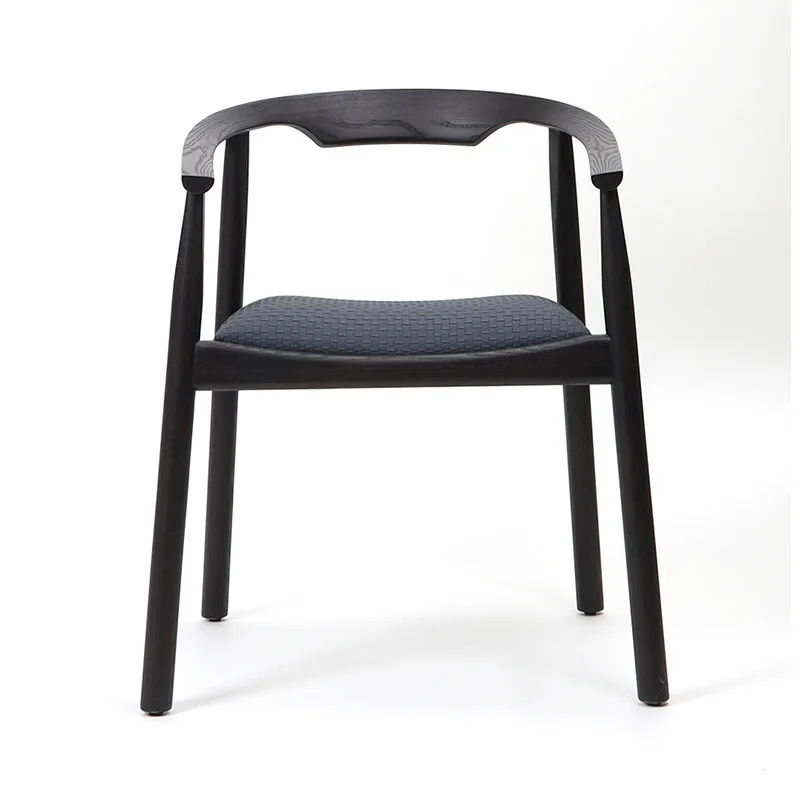 JP Luxury Curved Leather Dining Room Chair photo 2