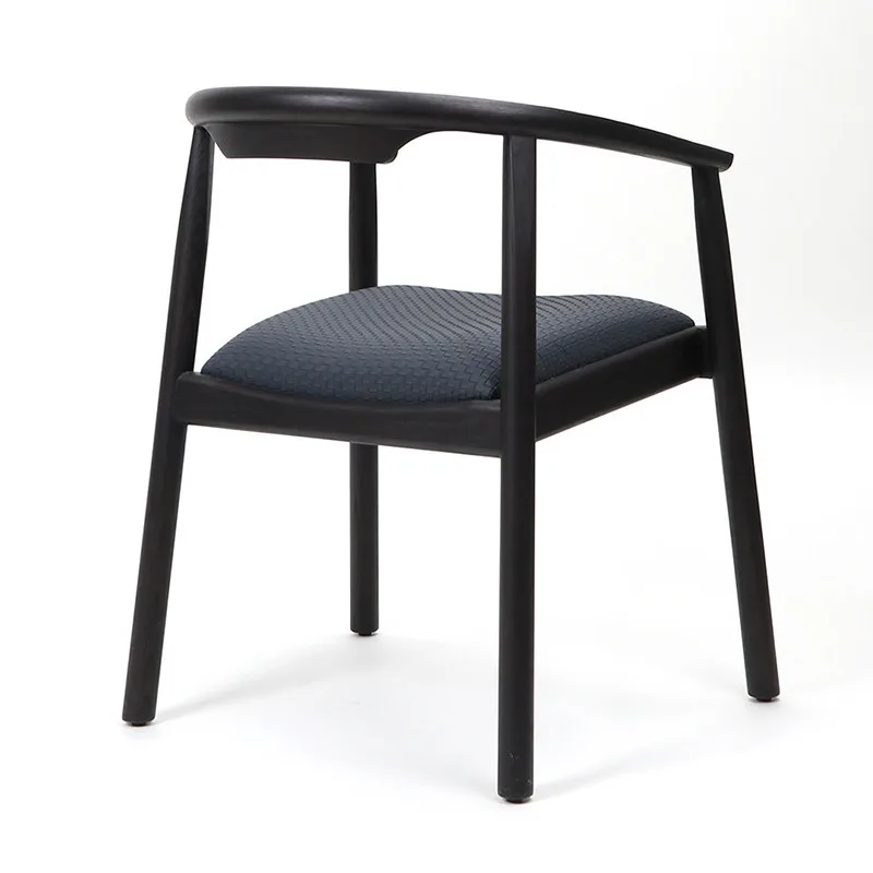 JP Luxury Curved Leather Dining Room Chair photo 3