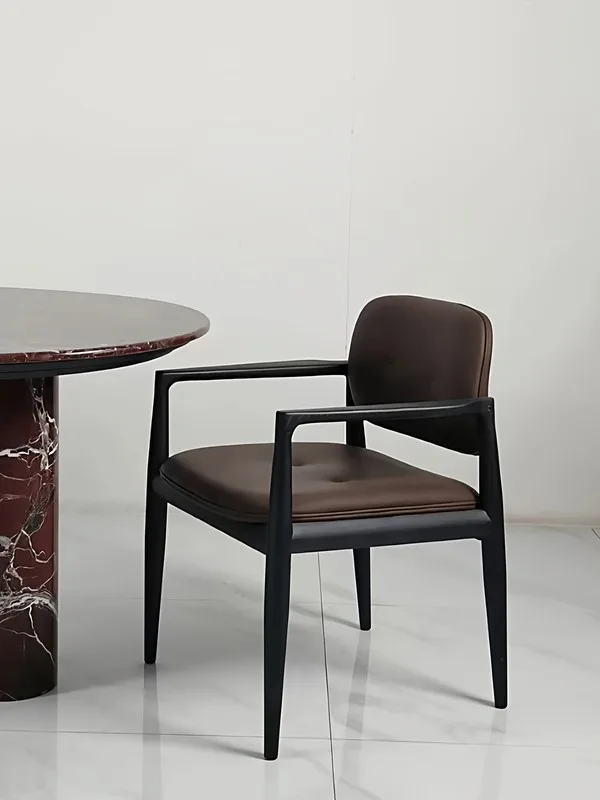 JP Luxury Dining Chairs with Arms Solid photo 3