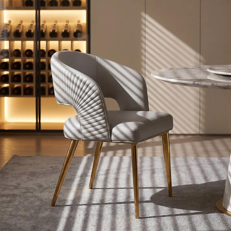 JP Luxury Dining Room Furniture Upholstered Dining photo 2