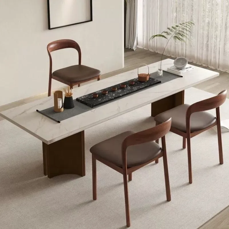 JP Luxury Walnut Solid Wood Simulation Leather photo 3