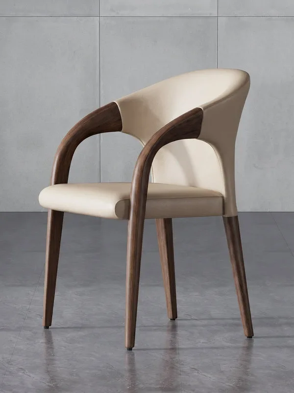 JP Modern and Simple Solid Wood Dining Chairs Are