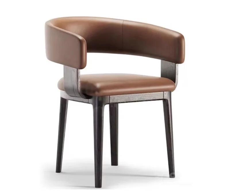 JP Modern Design Upholstered Dining Chair with Curved photo 3