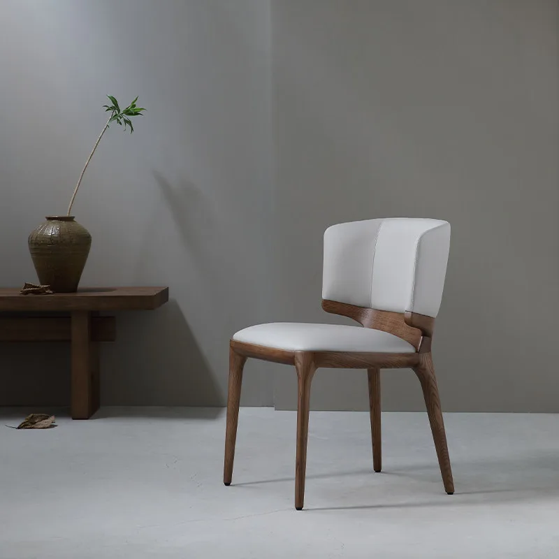 JP Modern Designer Solid Wood Dining Chair Simple