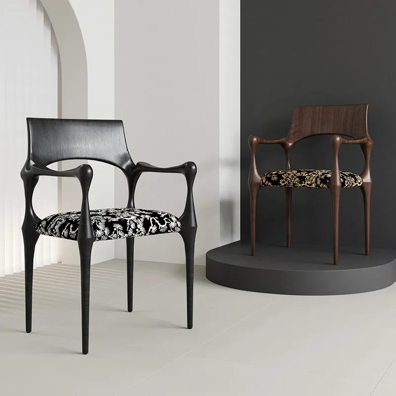 JP Modern Fabric ASH Wooden Dining Chair photo 2