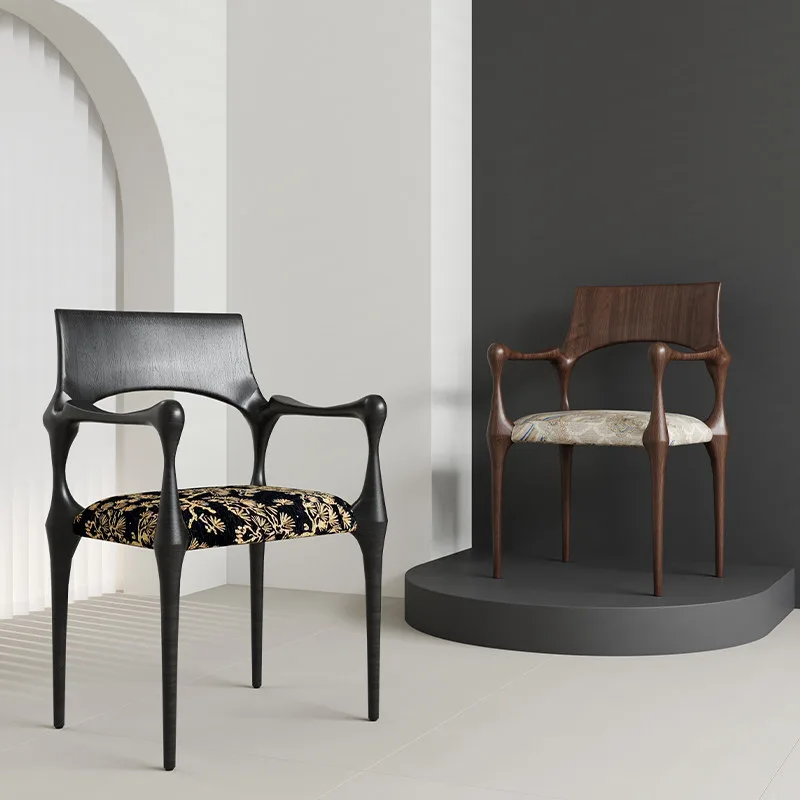 JP Modern Fabric ASH Wooden Dining Chair