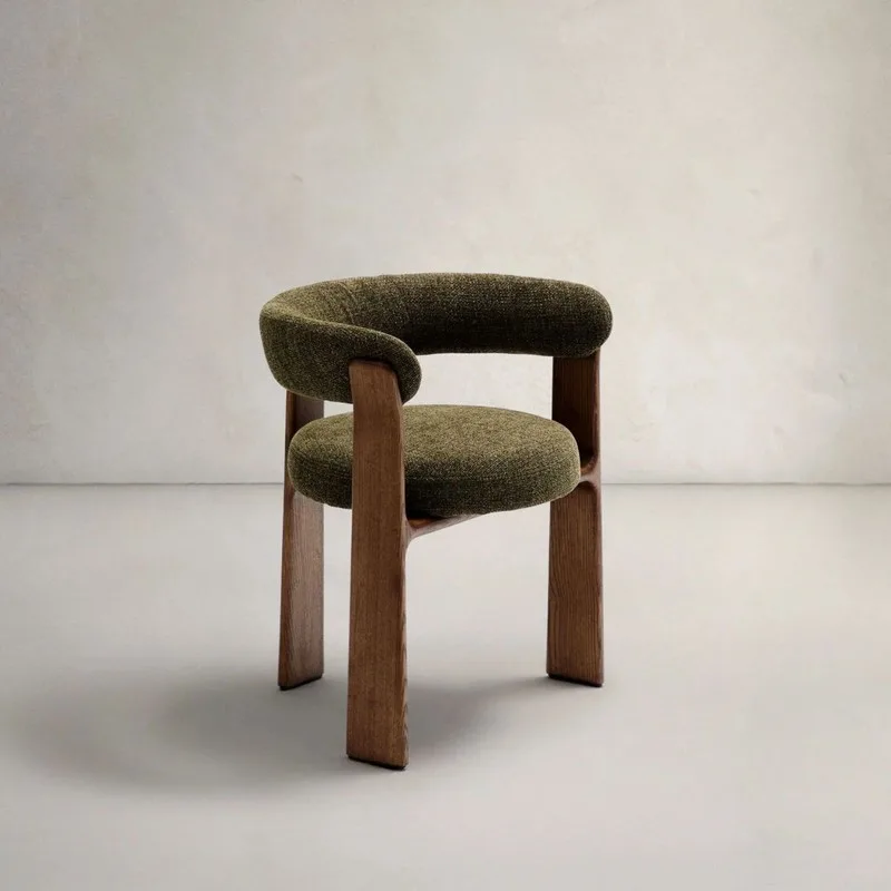 JP Modern Furniture Comfortable Backrest Wooden Upholstered photo 3