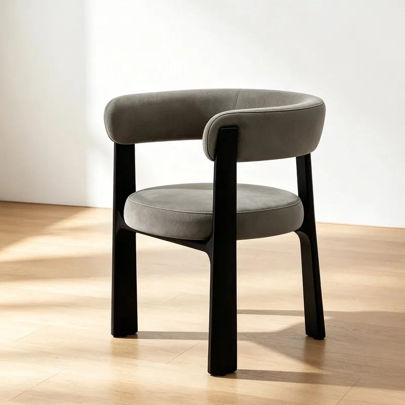 JP Modern Kitchen Restaurant Chair Wood Frame